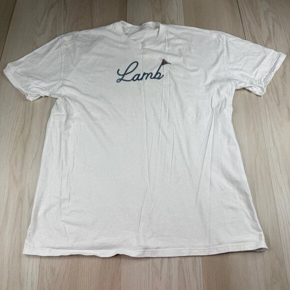 Lot Of 2 Lamb Crafted Mens White Soft Touch Comfortable Y2K Casualwear T-Shirt - Picture 3 of 13
